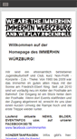Mobile Screenshot of immerhin-wuerzburg.de