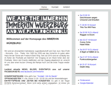 Tablet Screenshot of immerhin-wuerzburg.de